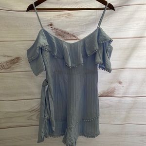 Blue romper size medium